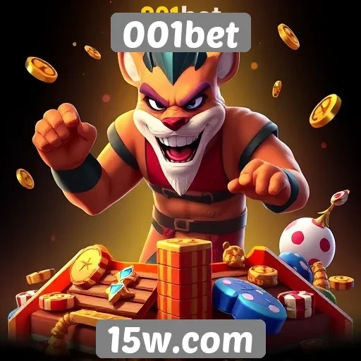 Variedade de jogos disponíveis na plataforma 001bet
